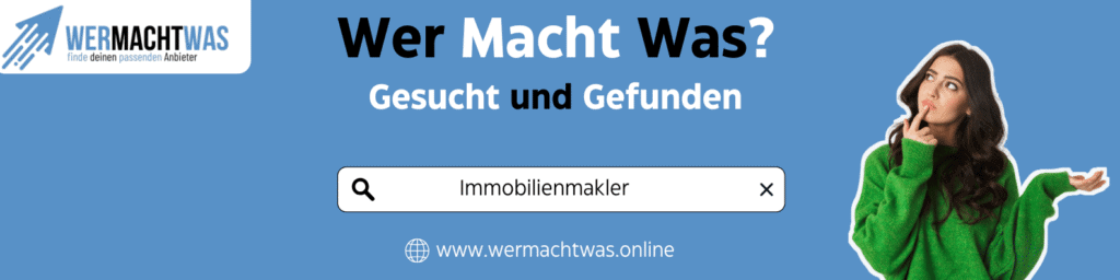 Immobilienmakler ist Ihr Partner beim Kauf oder Verkauf einer Immobilie.