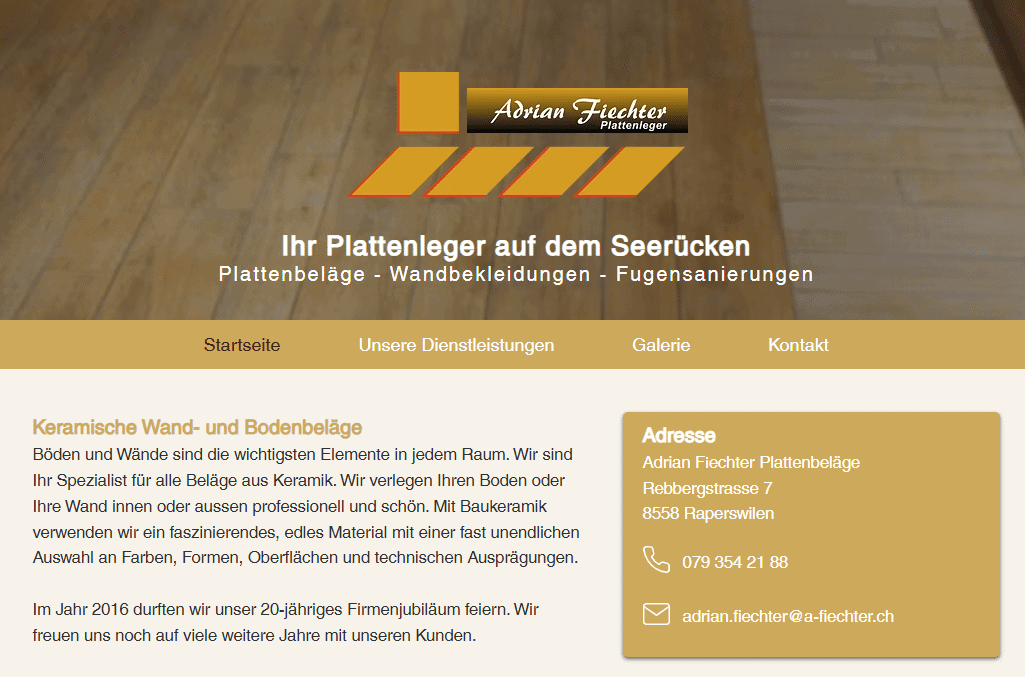 Adrian Fiechter Plattenbeläge