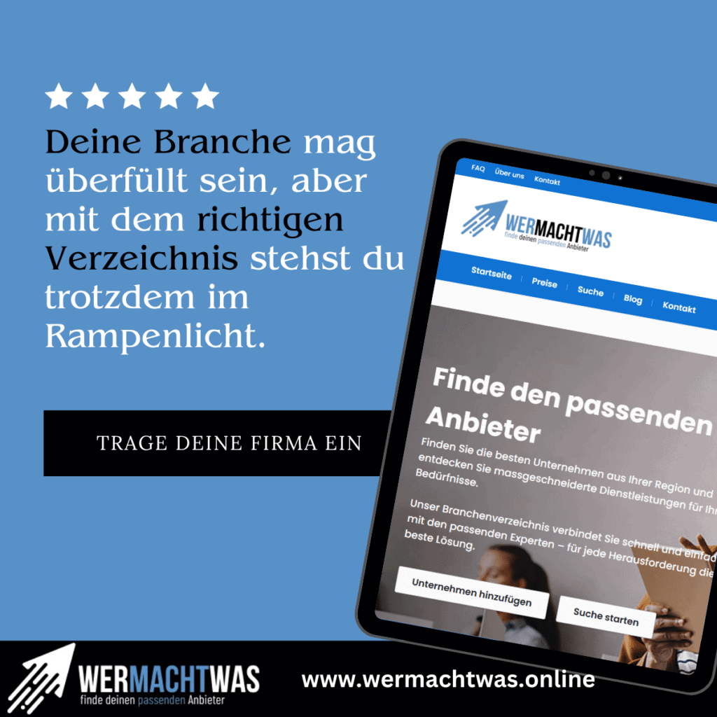 Verzeichnis eintragen kostenfrei
