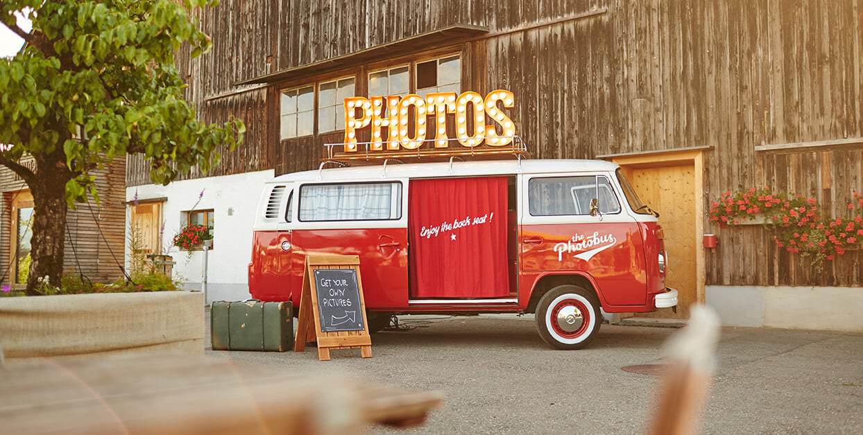 Photobus Schweiz – die Fotobox im Oldtimer