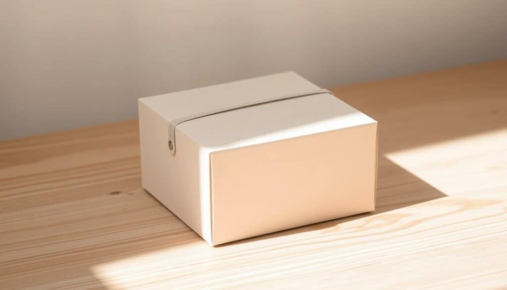 A neatly crafted gift box with a lid, resting on a clean wooden surface. The box has a simple, elegant design, with clean lines and a matte finish. Soft, natural lighting illuminates the scene, casting subtle shadows and highlighting the textural details of the wood and papercraft. The box appears thoughtfully assembled, with precise folds and a satisfying closure mechanism. A sense of calm, handmade craftsmanship pervades the image, inviting the viewer to imagine the care and creativity behind its creation. A neatly crafted gift box with a lid, resting on a clean wooden surface. The box has a simple, elegant design, with clean lines and a matte finish. Soft, natural lighting illuminates the scene, casting subtle shadows and highlighting the textural details of the wood and papercraft. The box appears thoughtfully assembled, with precise folds and a satisfying closure mechanism. A sense of calm, handmade craftsmanship pervades the image, inviting the viewer to imagine the care and creativity behind its creation.