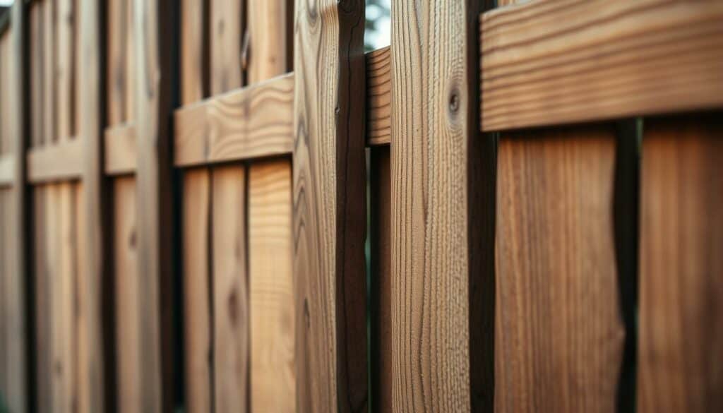 A well-crafted wooden fence with intricate corner connections, illuminated by soft, natural lighting. The wooden planks have a rich, weathered texture, creating a rustic and charming aesthetic. The camera captures the scene from a low angle, emphasizing the sturdy and substantial nature of the fence. The background is blurred, allowing the viewer to focus on the detailed craftsmanship of the corner joints, which are the focal point of the image. The overall mood is one of warmth, tradition, and attention to detail, perfectly reflecting the "Besonderheiten bei Eckverbindungen" section of the article. A well-crafted wooden fence with intricate corner connections, illuminated by soft, natural lighting. The wooden planks have a rich, weathered texture, creating a rustic and charming aesthetic. The camera captures the scene from a low angle, emphasizing the sturdy and substantial nature of the fence. The background is blurred, allowing the viewer to focus on the detailed craftsmanship of the corner joints, which are the focal point of the image. The overall mood is one of warmth, tradition, and attention to detail, perfectly reflecting the "Besonderheiten bei Eckverbindungen" section of the article.