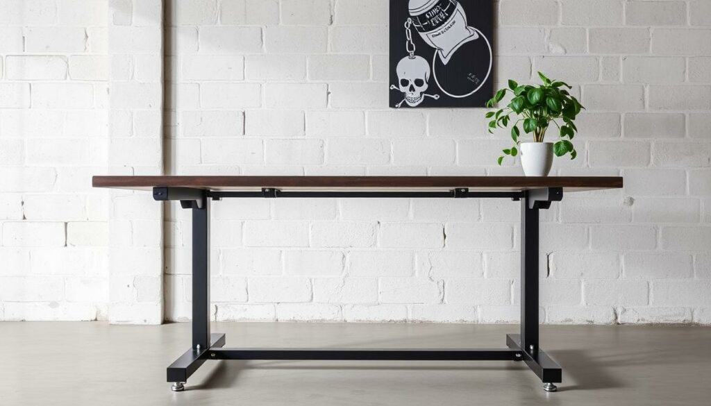 Höhenverstellbares Tischgestell im Industrial Style Höhenverstellbares Tischgestell im Industrial Style
