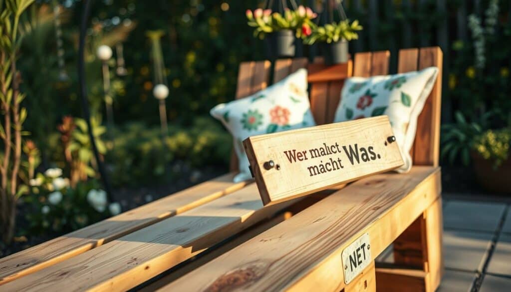 Pflege und Individualisierung von Gartenmöbeln