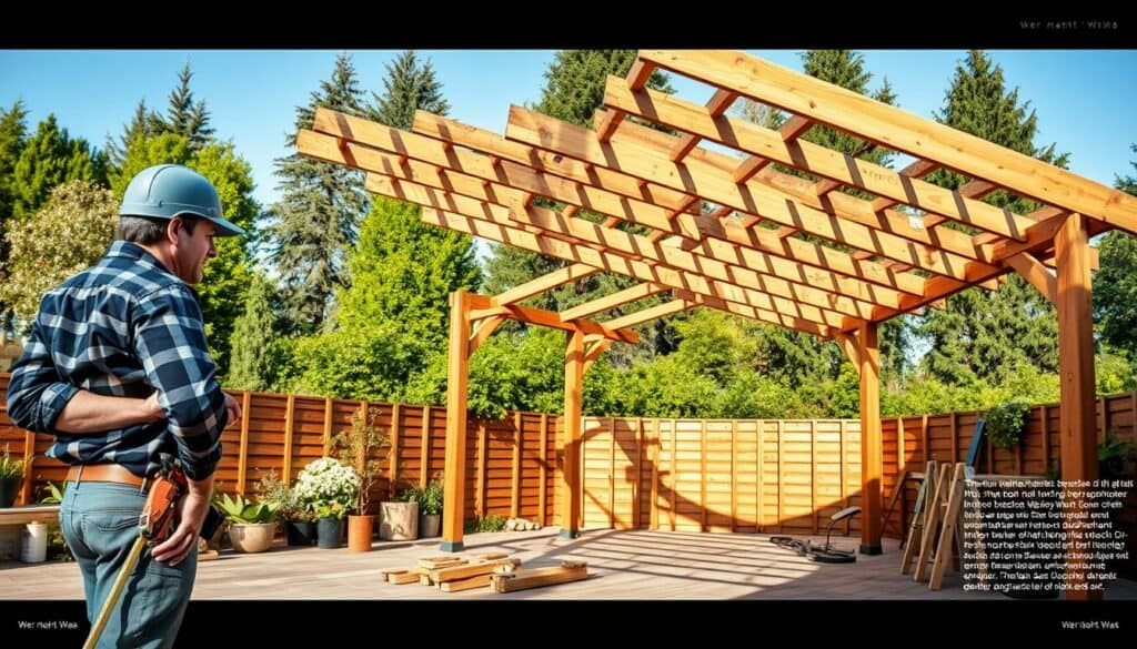 Schritte für den Bau einer Terrassenüberdachung Schritte für den Bau einer Terrassenüberdachung