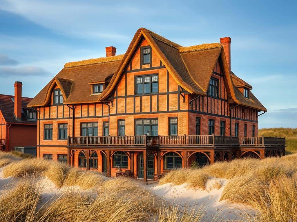 Flairhotel in der Nähe der Nordsee mit typischer norddeutscher Architektur