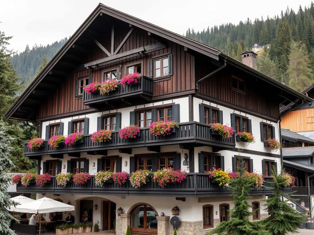 Flairhotel in der Nähe des Schwarzwalds mit traditioneller Architektur