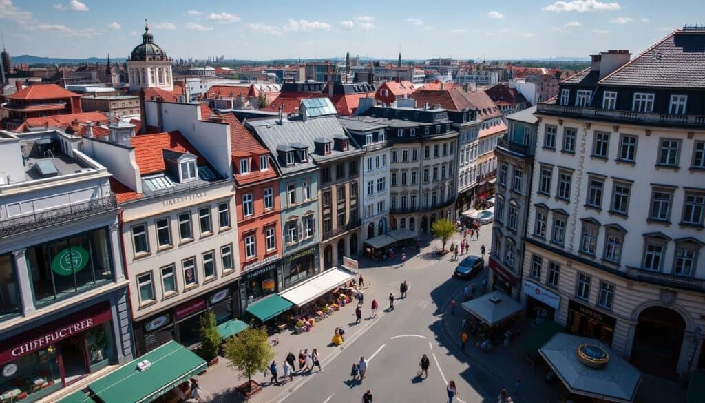 Münchner Geschäftsviertel mit erfolgreichen lokalen Unternehmen - Firma gratis eintragen München