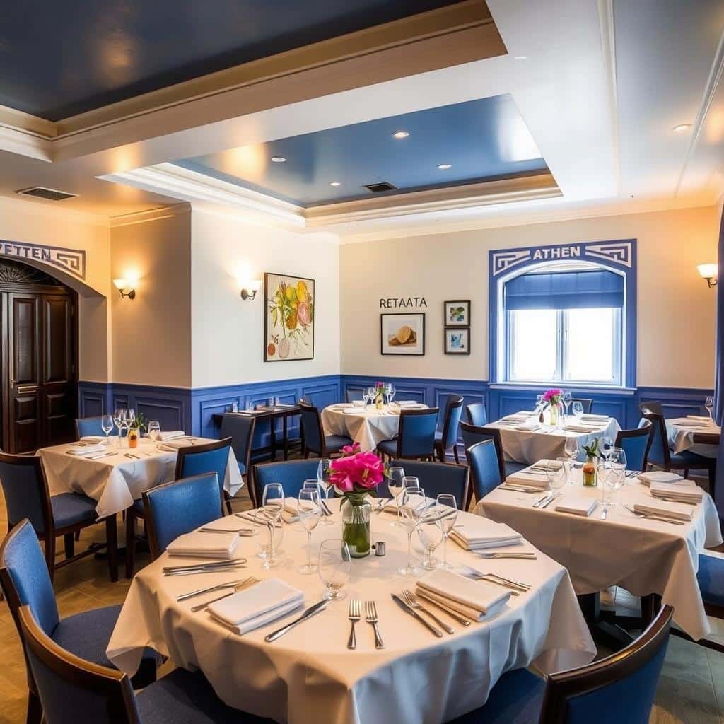 Separater Veranstaltungsraum im Restaurant Athen Legende