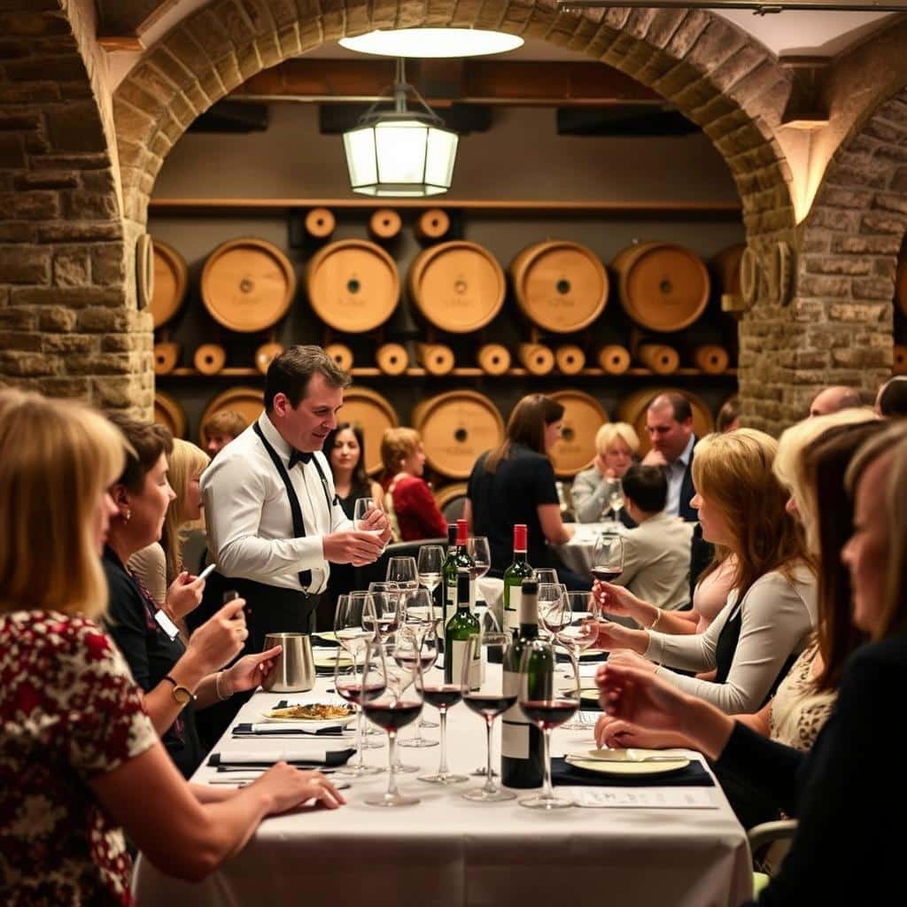 Weinprobe in einem Flairhotel in der Nähe mit regionalen Weinen