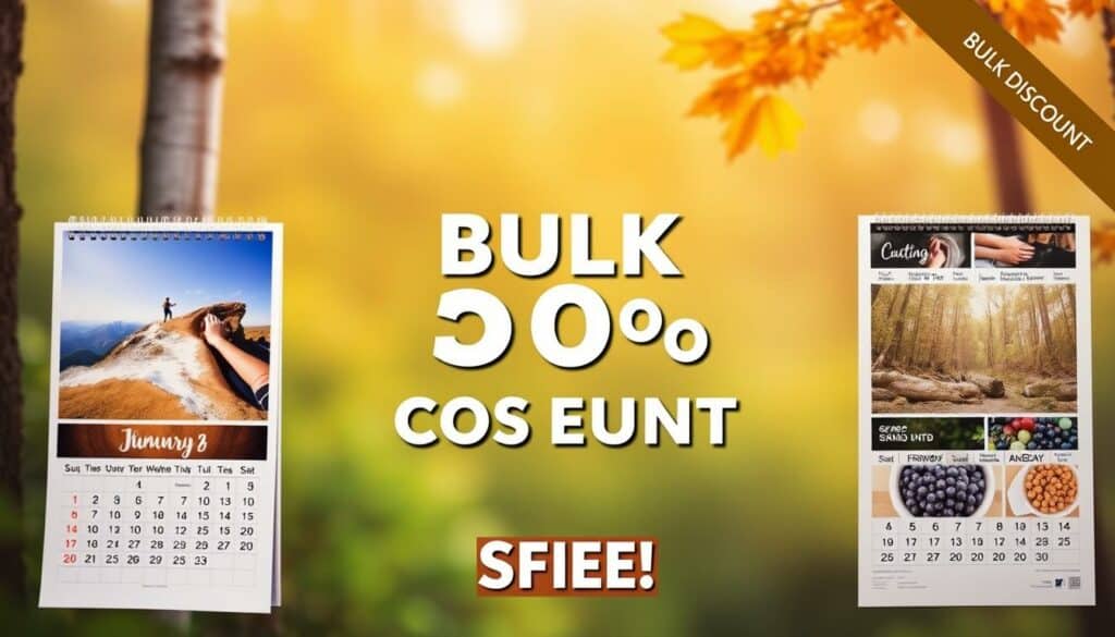 Ein Fotokalender mit Mengenrabatt