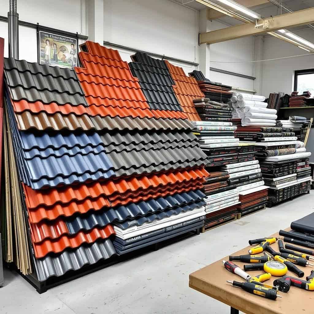Hochwertige Materialien für Dacharbeiten in München
