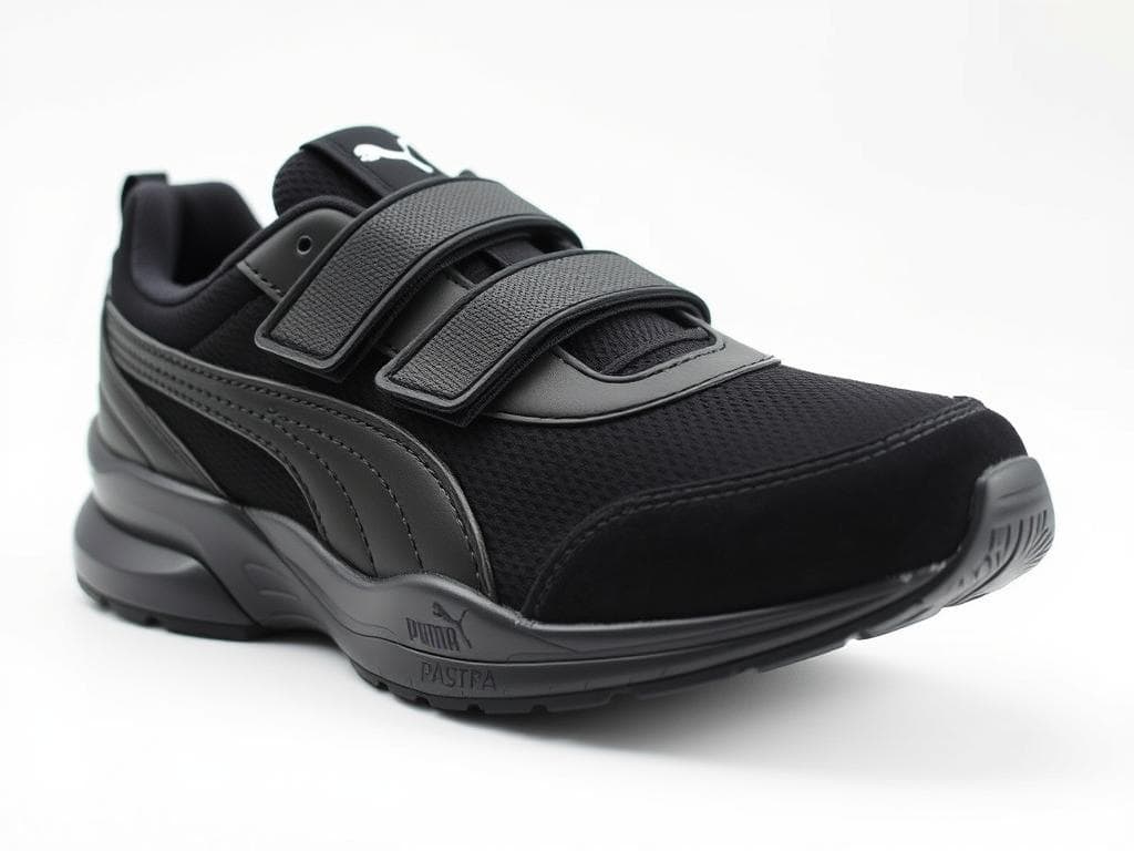 Puma Mostro Archive Damenschuh in schwarz mit Klettverschluss und einzigartigem Design