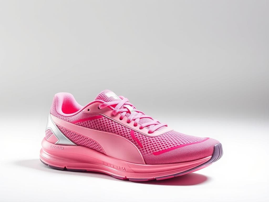 Puma Velocity Nitro 3 Laufschuh für Damen in pink mit atmungsaktivem Mesh-Obermaterial