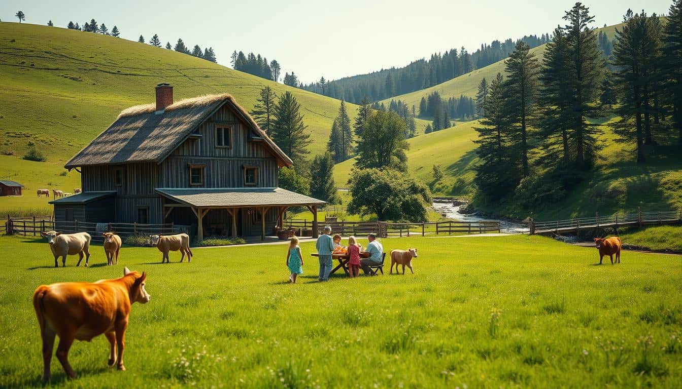 Familienurlaub auf dem Bauernhof