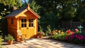 Gartenhaus streichen – so wird’s gemacht!