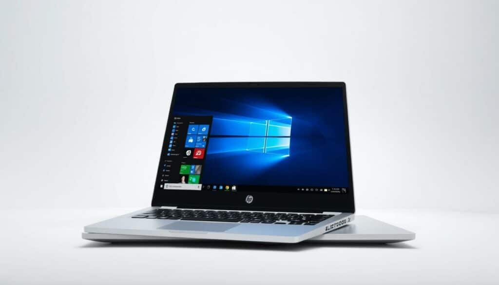 HP EliteBook Ultra G1i Business-Laptop in silberner Ausführung