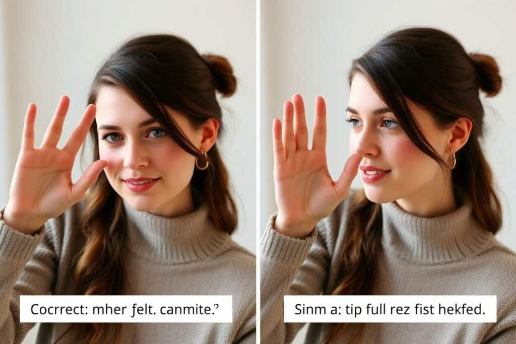 Korrekter Bildausschnitt eines Bewerbungsfotos im Vergleich zu falschen Varianten