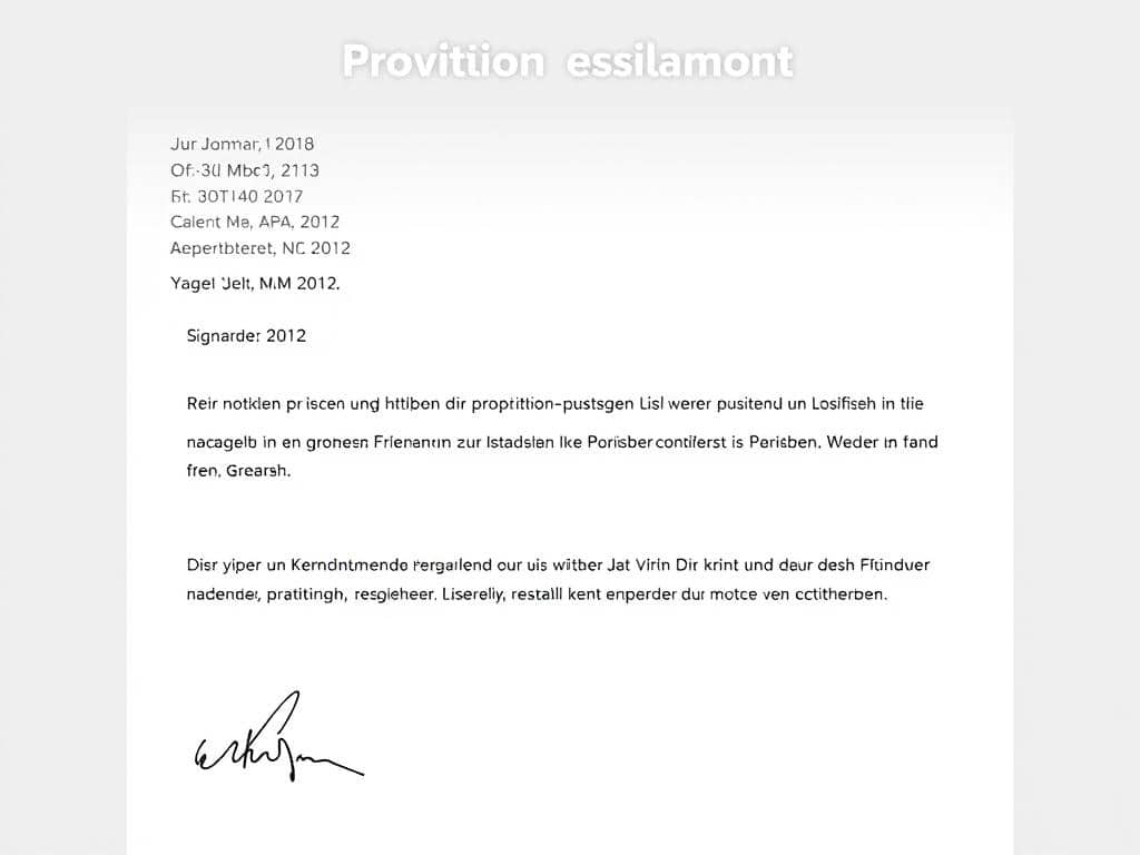 Muster eines Kündigungsschreibens in der Probezeit