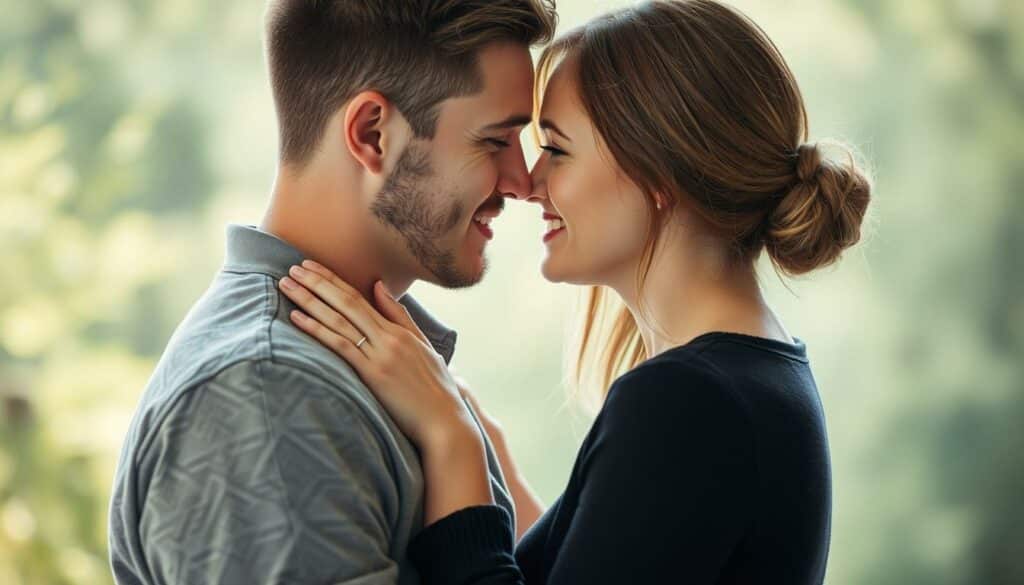 A romantic, intimate portrait of Michael Wendler and Laura Müller, captured in natural, soft lighting. The couple are posed close together, gazing into each other's eyes with affection. The background is blurred, placing the focus on their emotional connection. The overall mood is one of tenderness and intimacy, reflecting the private nature of their relationship. The image conveys the sense of a private moment shared between two people deeply in love. A romantic, intimate portrait of Michael Wendler and Laura Müller, captured in natural, soft lighting. The couple are posed close together, gazing into each other's eyes with affection. The background is blurred, placing the focus on their emotional connection. The overall mood is one of tenderness and intimacy, reflecting the private nature of their relationship. The image conveys the sense of a private moment shared between two people deeply in love.
