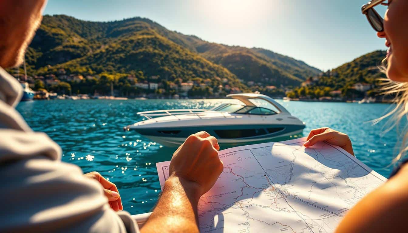 Ferien auf dem Wasser planen
