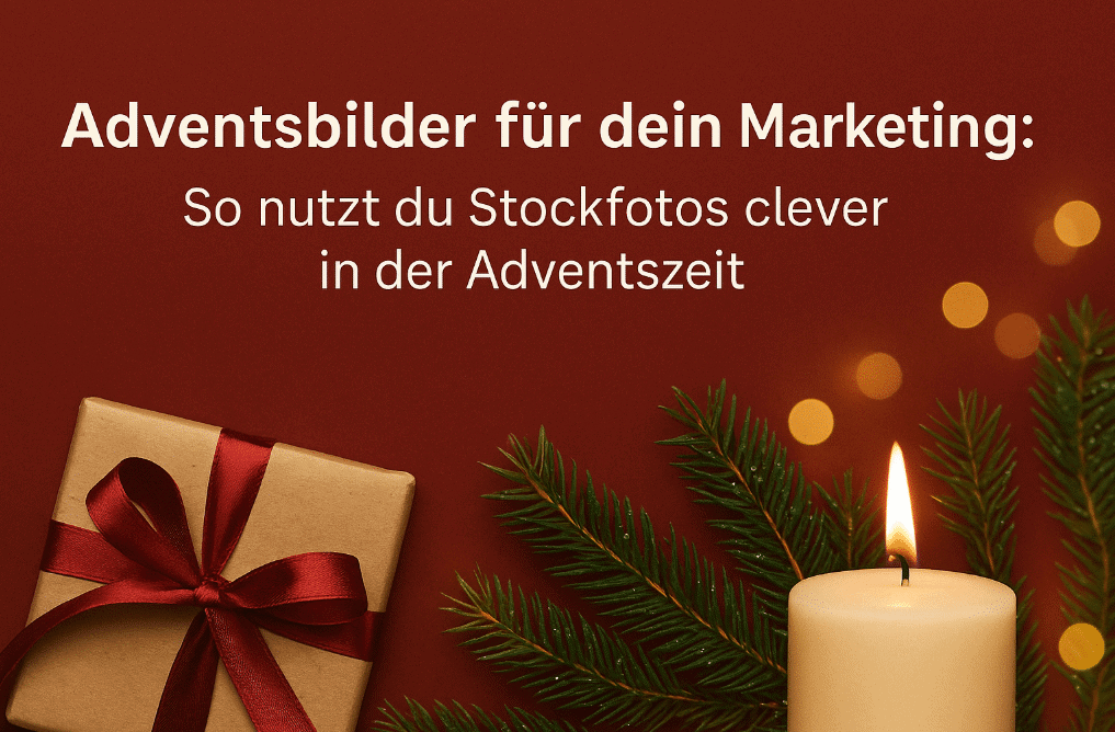 Adventsbilder für dein Marketing