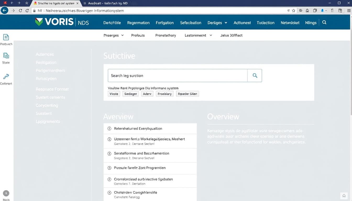 VORIS NDS: Das Niedersächsische Vorschrifteninformationssystem im Überblick