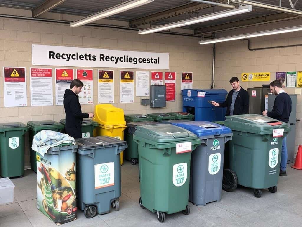 Wertstoffhof in Stuttgart für die Entsorgung von Sondermüll