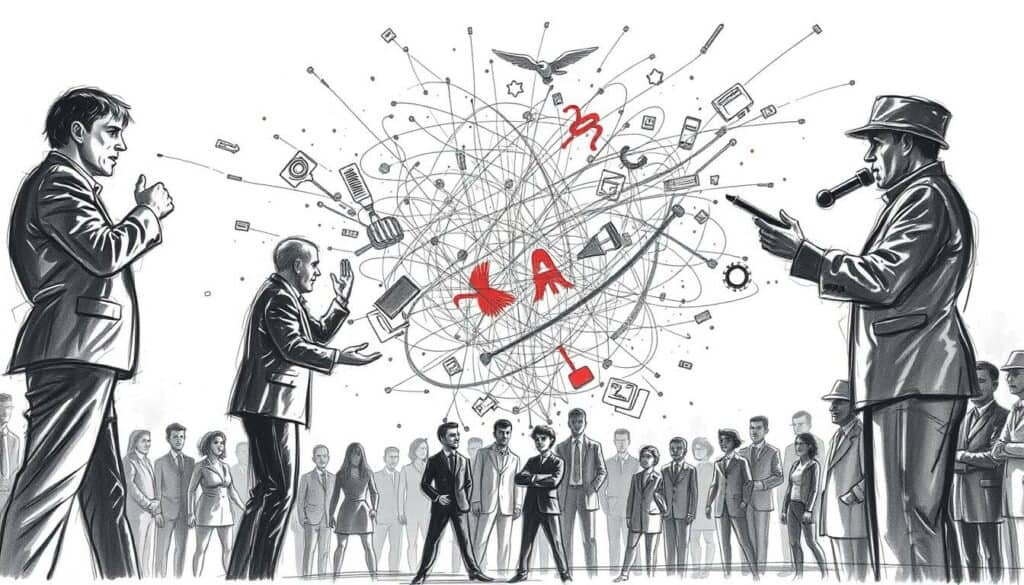 A heated political debate on conscription, captured in a stark black-and-white sketch with splashes of color. In the foreground, two figures stand in opposing stances, gesticulating passionately. The middle ground is a swirling maelstrom of ideas, represented by a flurry of sketched lines and shapes. In the background, a backdrop of gray-scale silhouettes suggests the larger political landscape. The scene exudes a sense of tension and unresolved conflict, reflecting the ongoing controversy surrounding the issue of mandatory military service. A heated political debate on conscription, captured in a stark black-and-white sketch with splashes of color. In the foreground, two figures stand in opposing stances, gesticulating passionately. The middle ground is a swirling maelstrom of ideas, represented by a flurry of sketched lines and shapes. In the background, a backdrop of gray-scale silhouettes suggests the larger political landscape. The scene exudes a sense of tension and unresolved conflict, reflecting the ongoing controversy surrounding the issue of mandatory military service.