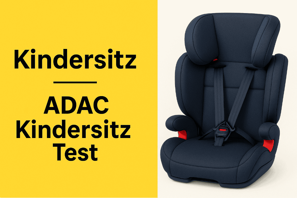 Moderner Kindersitz im ADAC Test mit Sicherheitsgurt und Kopfstütze – Symbolbild für Kindersicherheit im Auto