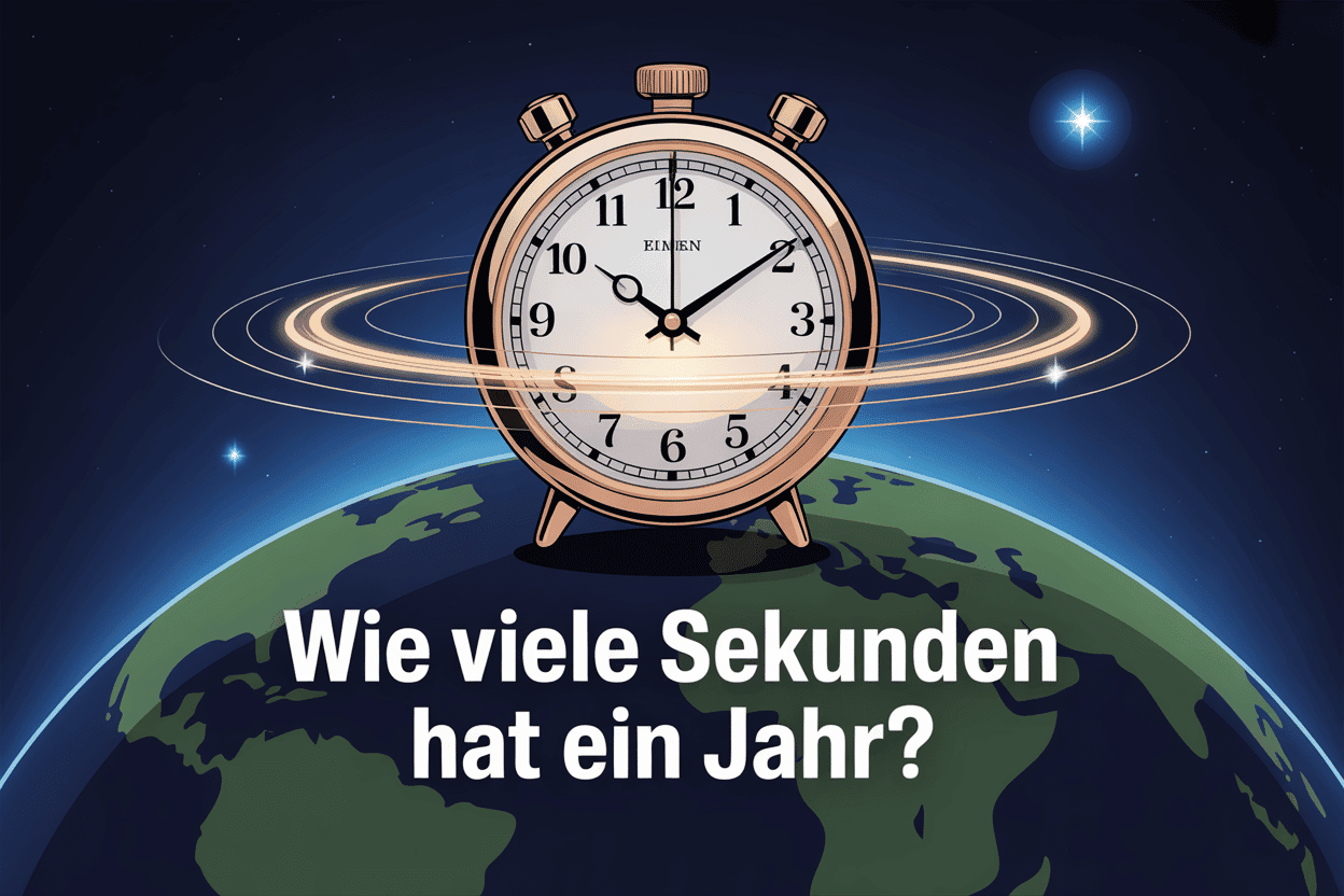 Wie viele Sekunden hat ein Jahr? Einfach erklärt