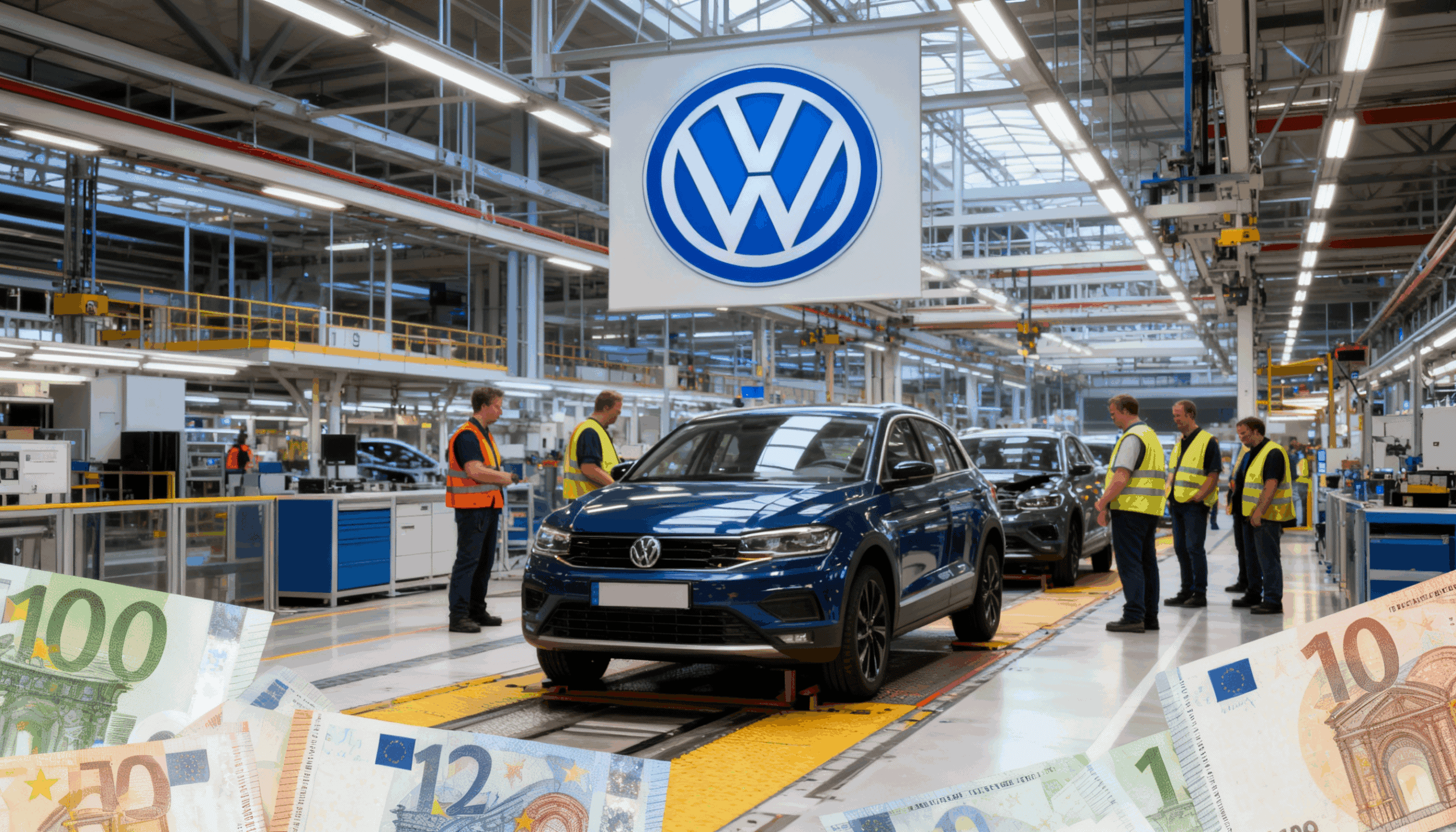VW Bonus 2025: 4.800€ trotz 30% Gewinneinbruch – Alle Fakten