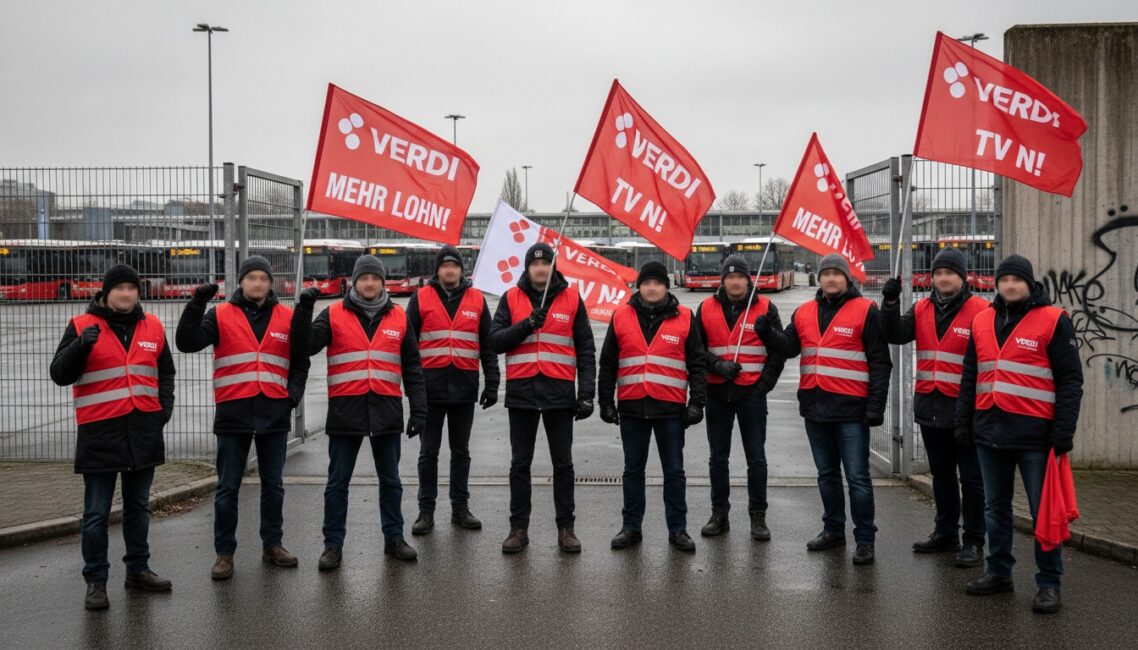 Verdi Streik ÖPNV: Bundesweiter Warnstreik am 2. Februar