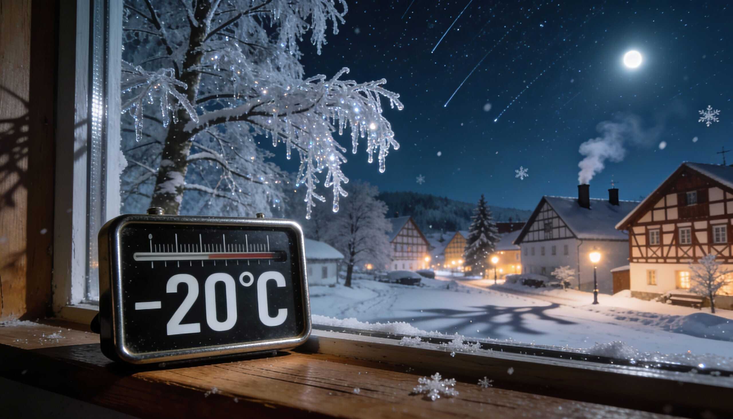 Kälteste Nacht des Winters 2026: Bis -20 Grad Frost