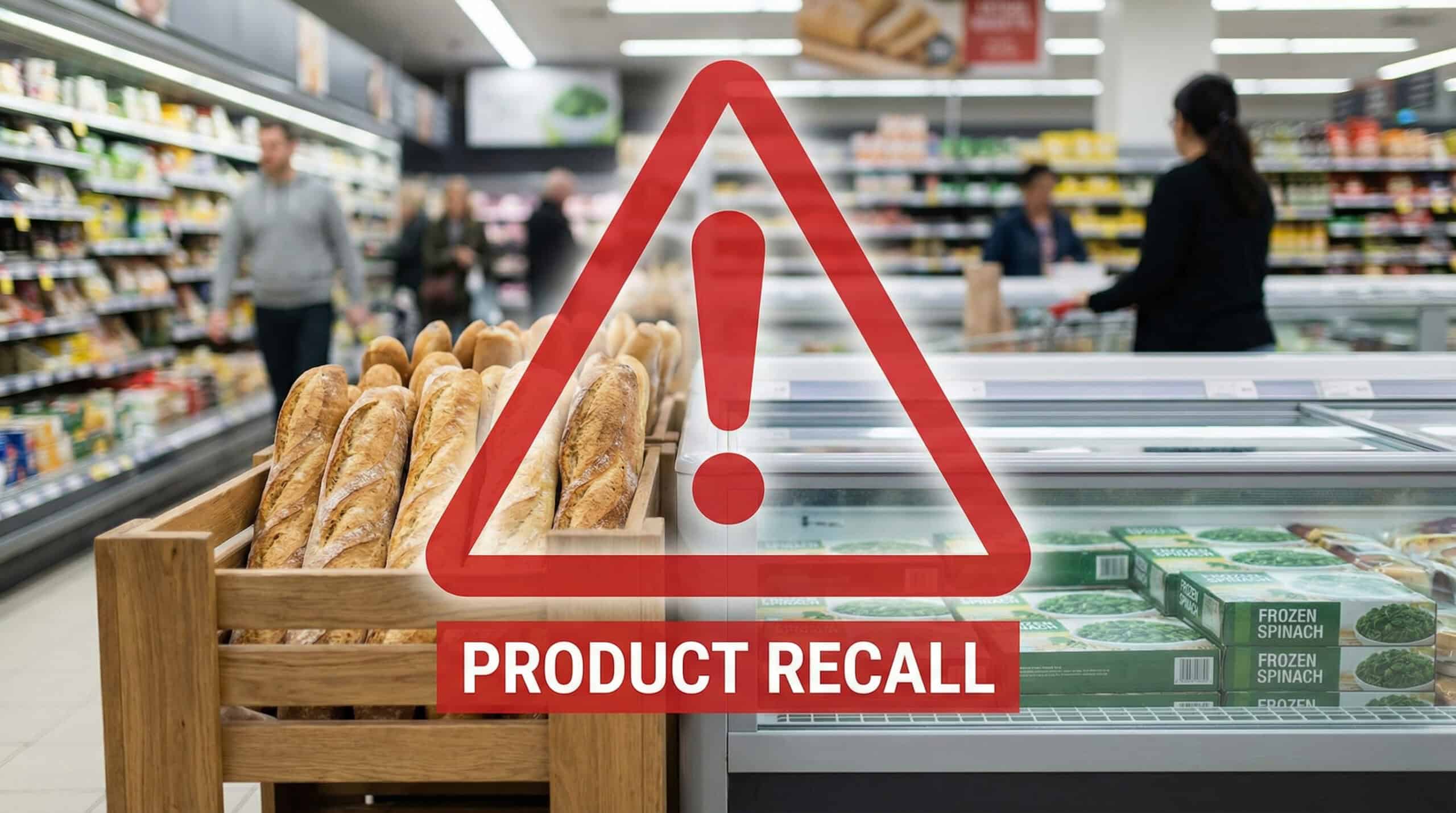 Rückruf Edeka Baguette & Kaufland Spinat: Fremdkörper