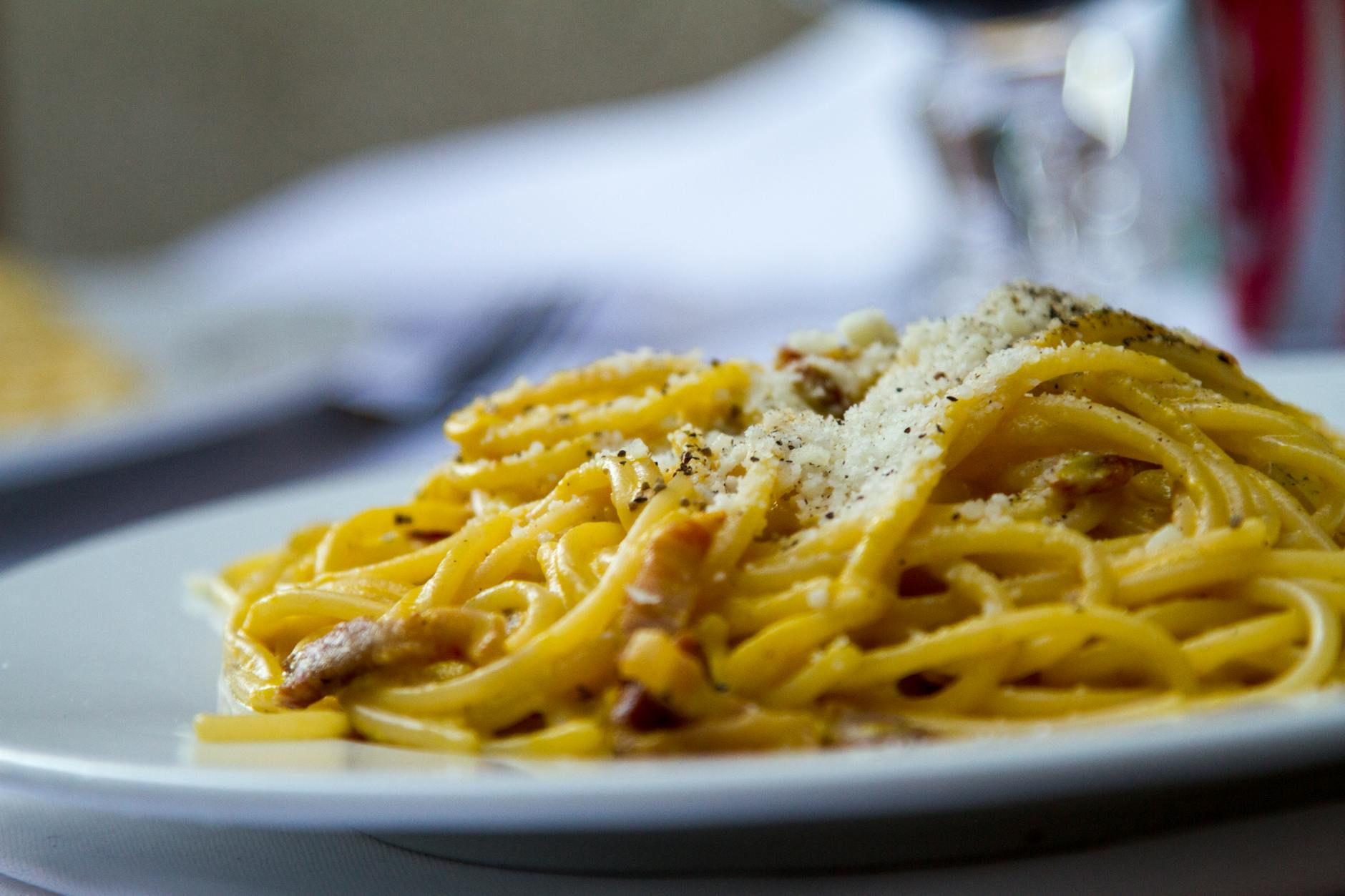 Illustration zu Spaghetti Carbonara Herkunft