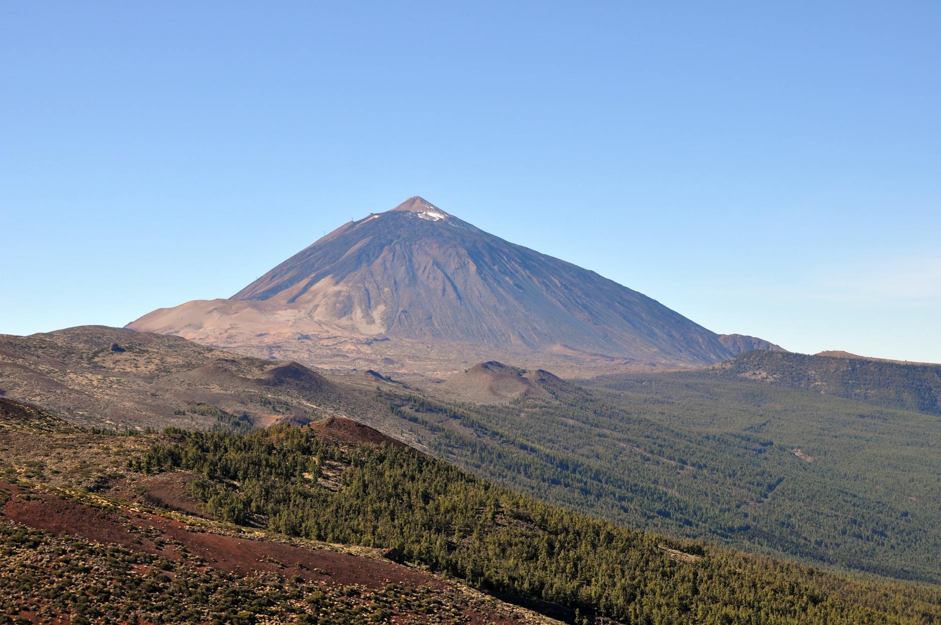 Teneriffa Teide Vulkanausbruch Illustration zu Teneriffa Teide Vulkanausbruch