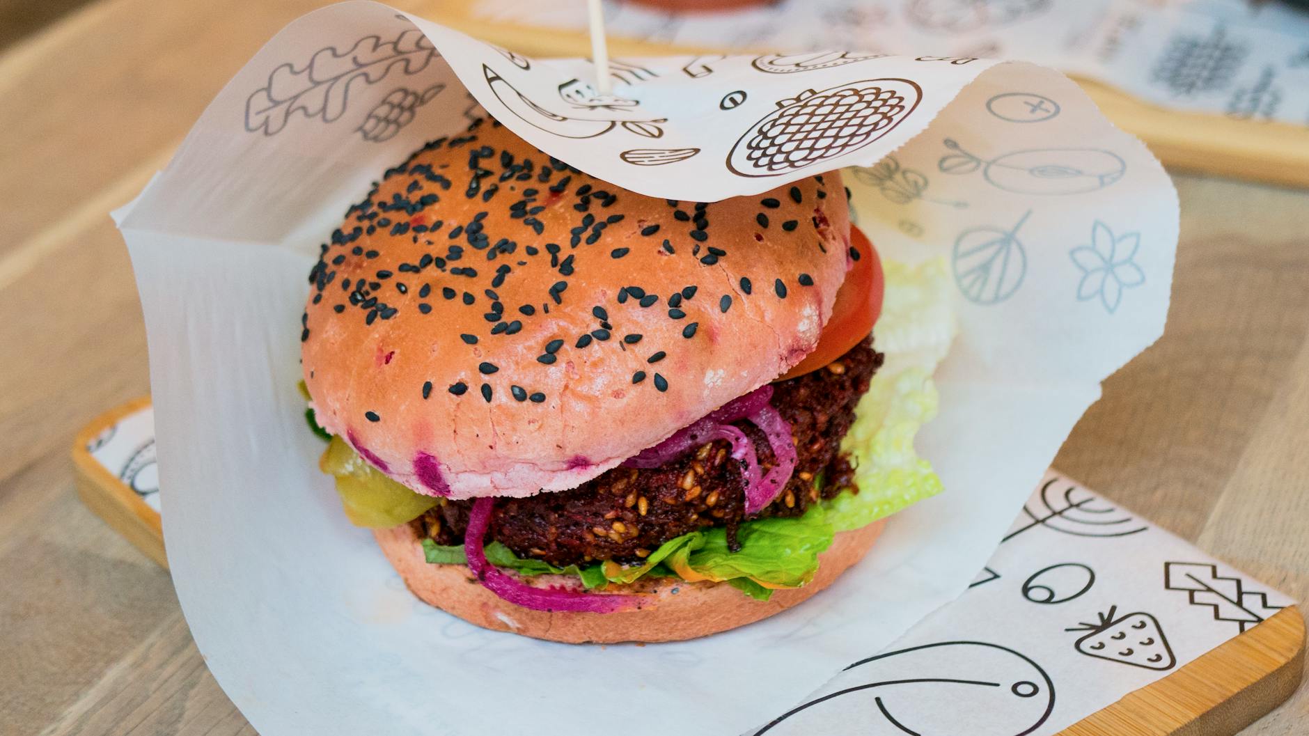 Veggie Burger Verbot Illustration zu Veggie Burger Verbot