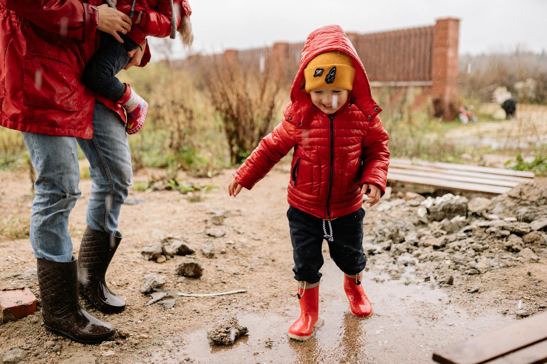 Matschhose Kinder Detailansicht: Matschhose Kinder