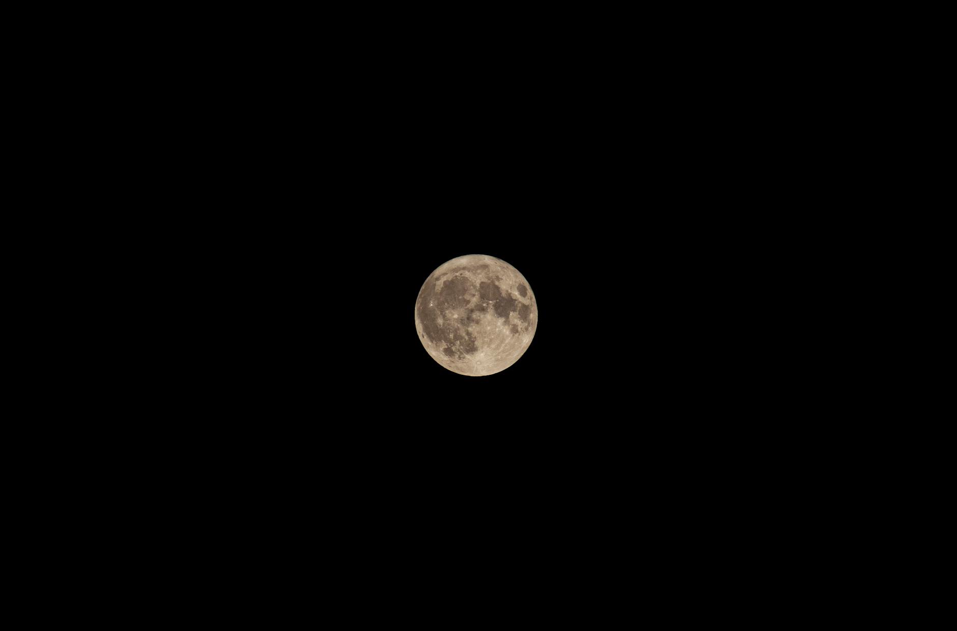 Vollmond April 2026 Pink Moon Detailansicht: Vollmond April 2026 Pink Moon