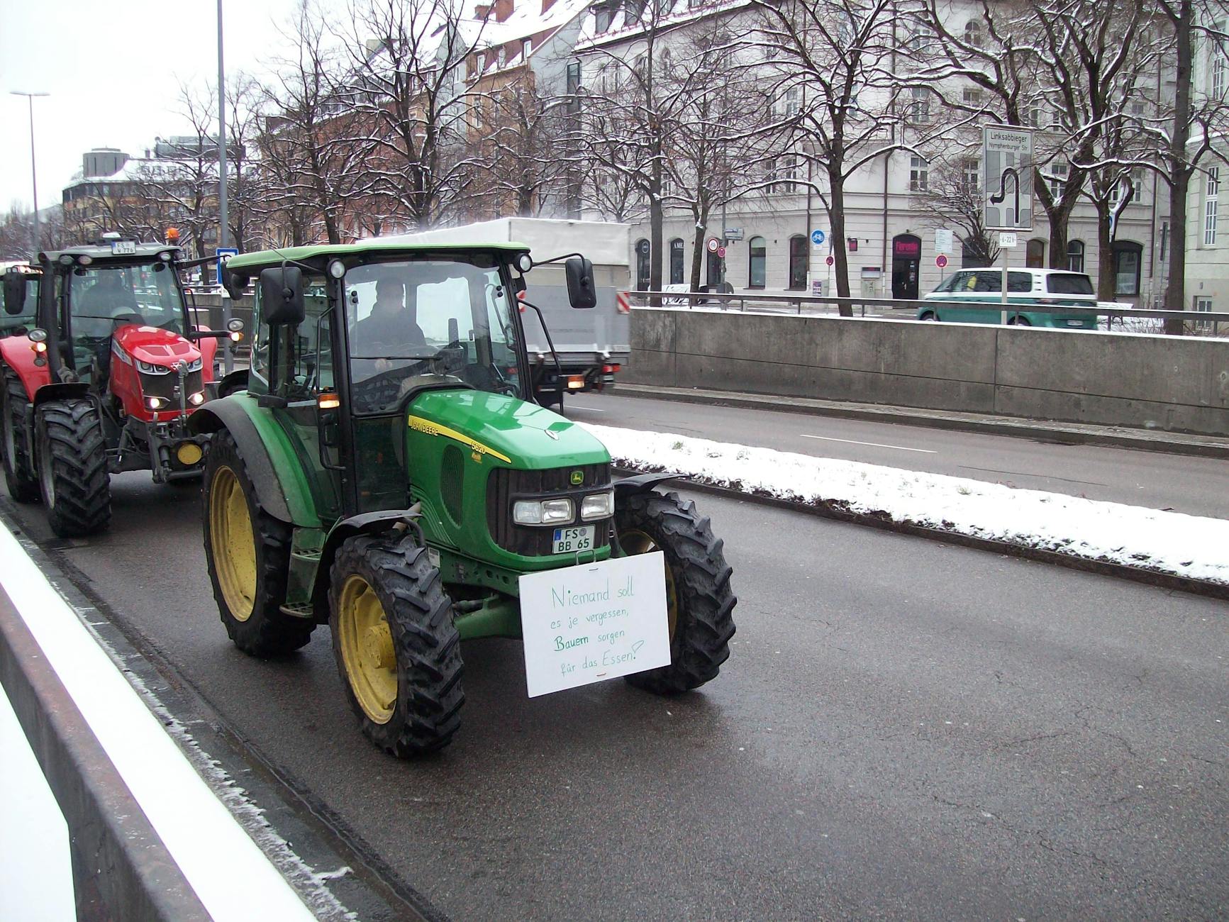 Detailansicht: Brenner Autobahn Protest