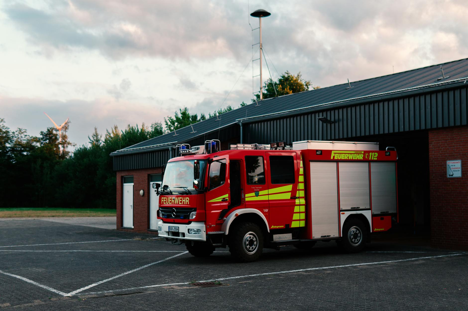Feuerwehr Illustration zu Feuerwehr