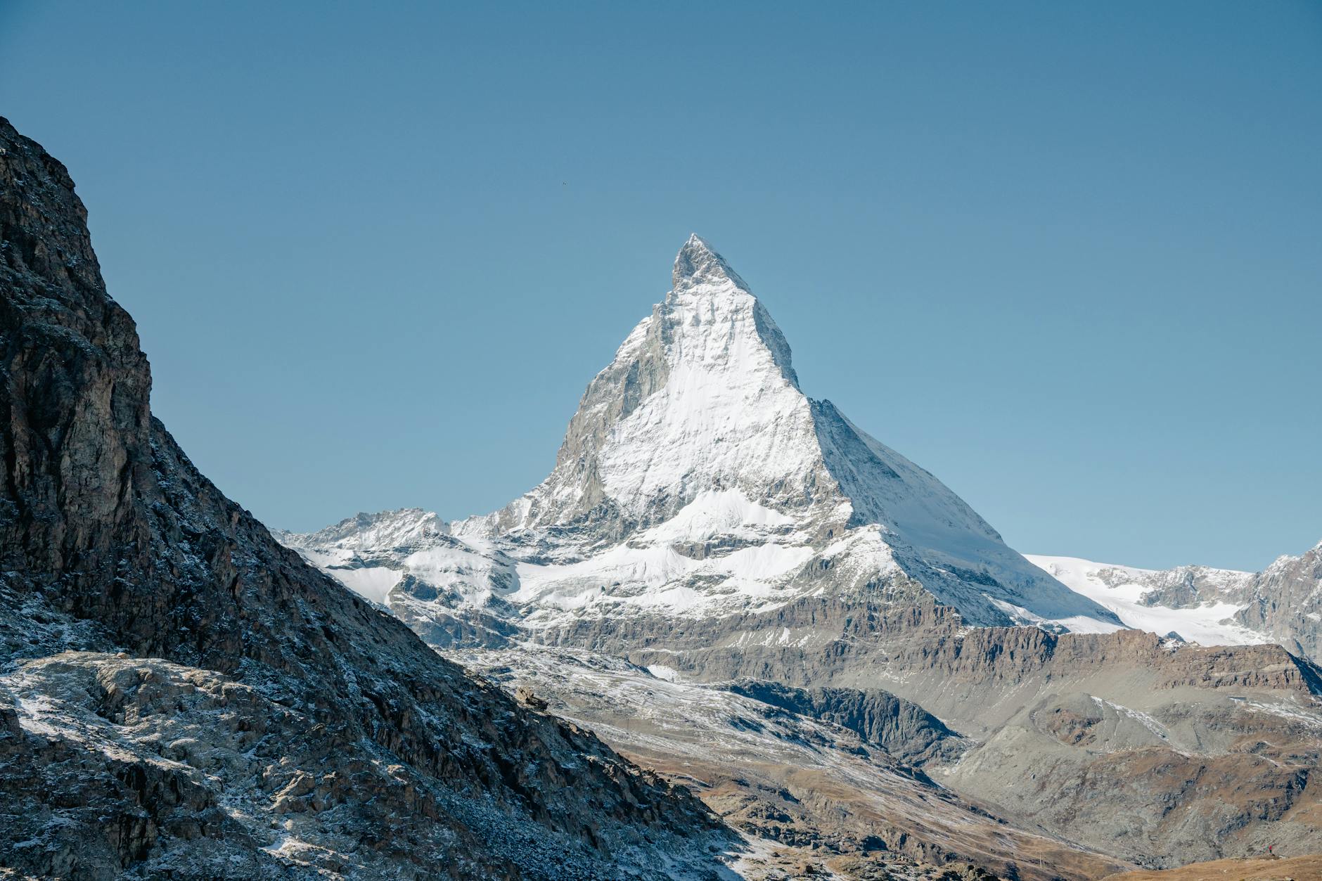 Detailansicht: Schneefall Schweiz