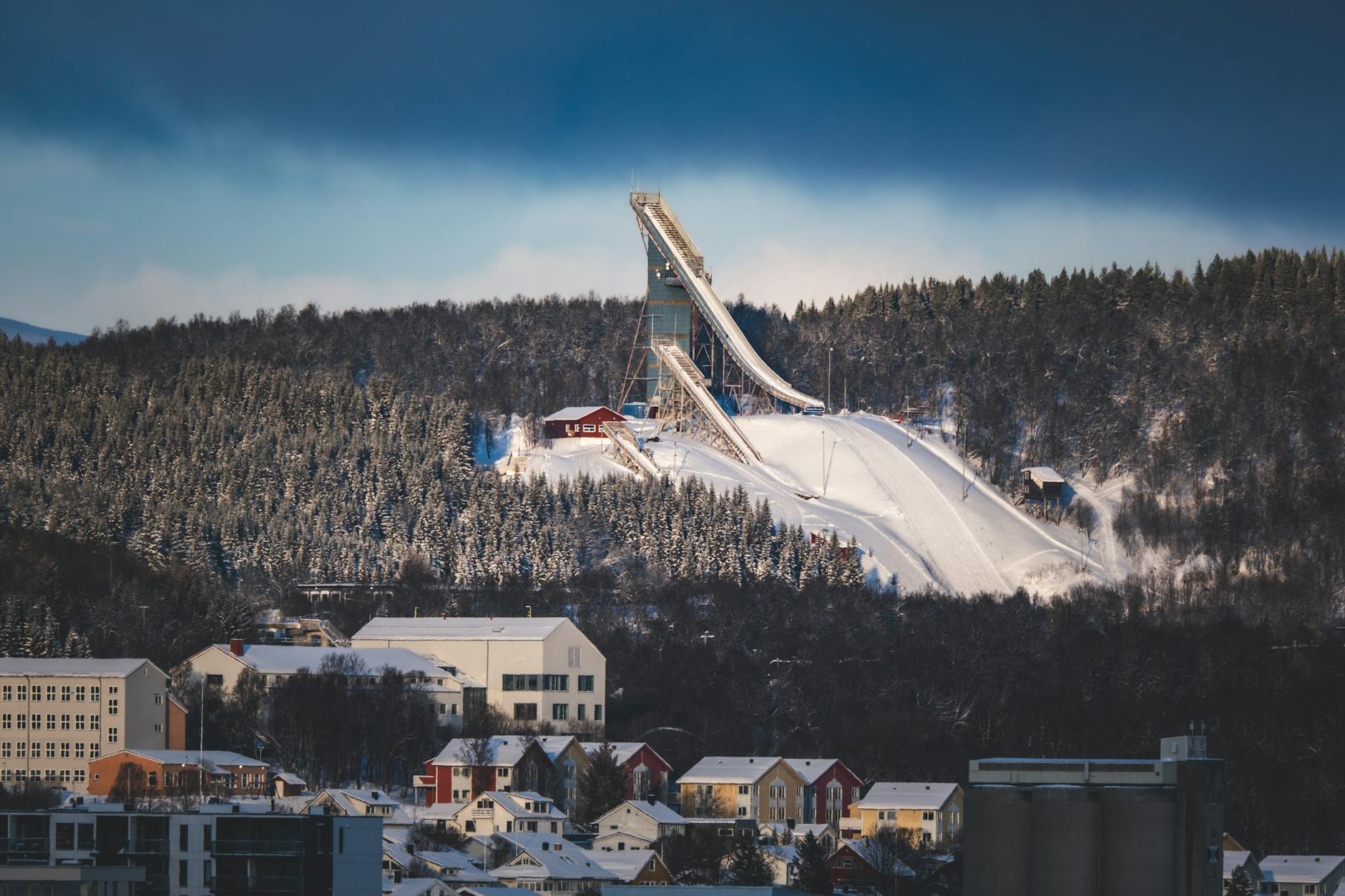 Detailansicht: Skispringen
