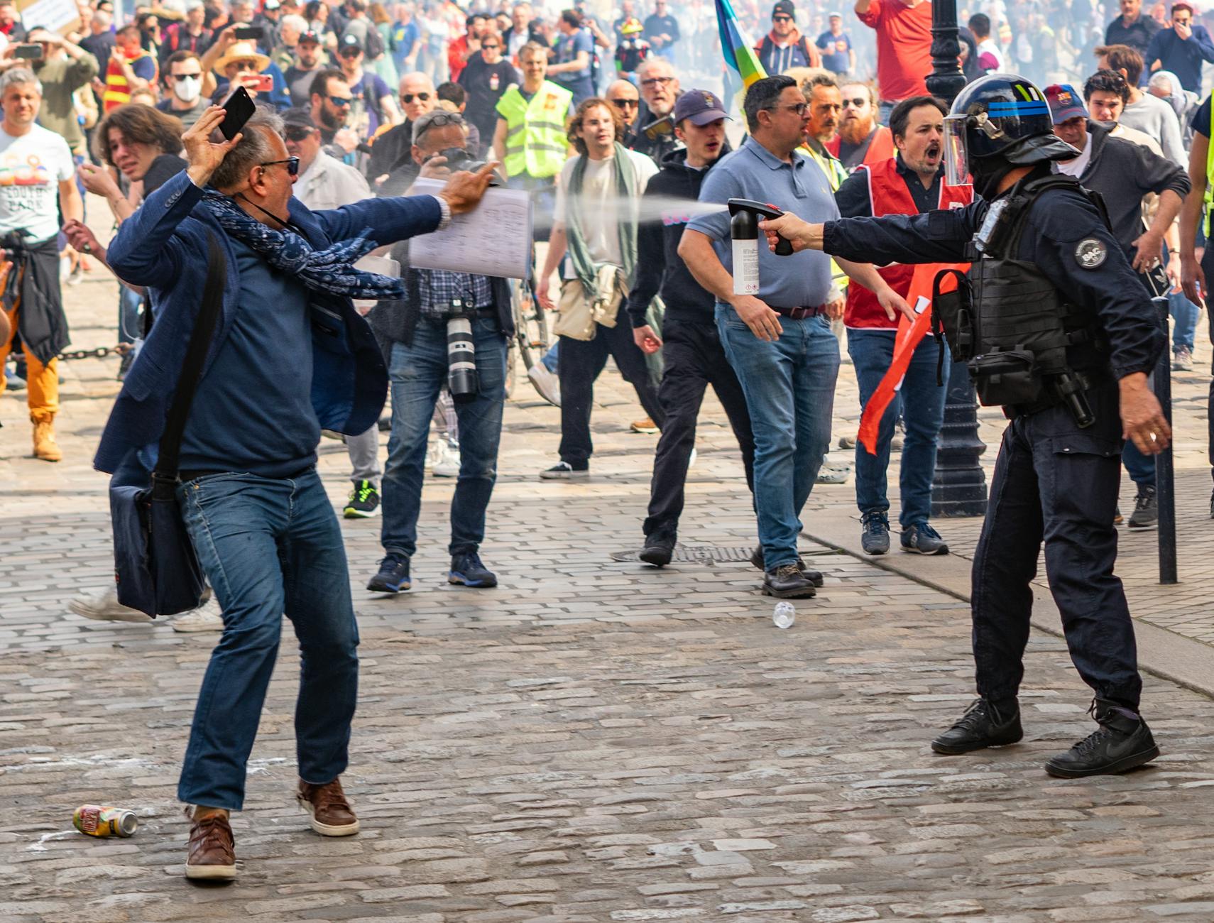 Detailansicht: WM Proteste