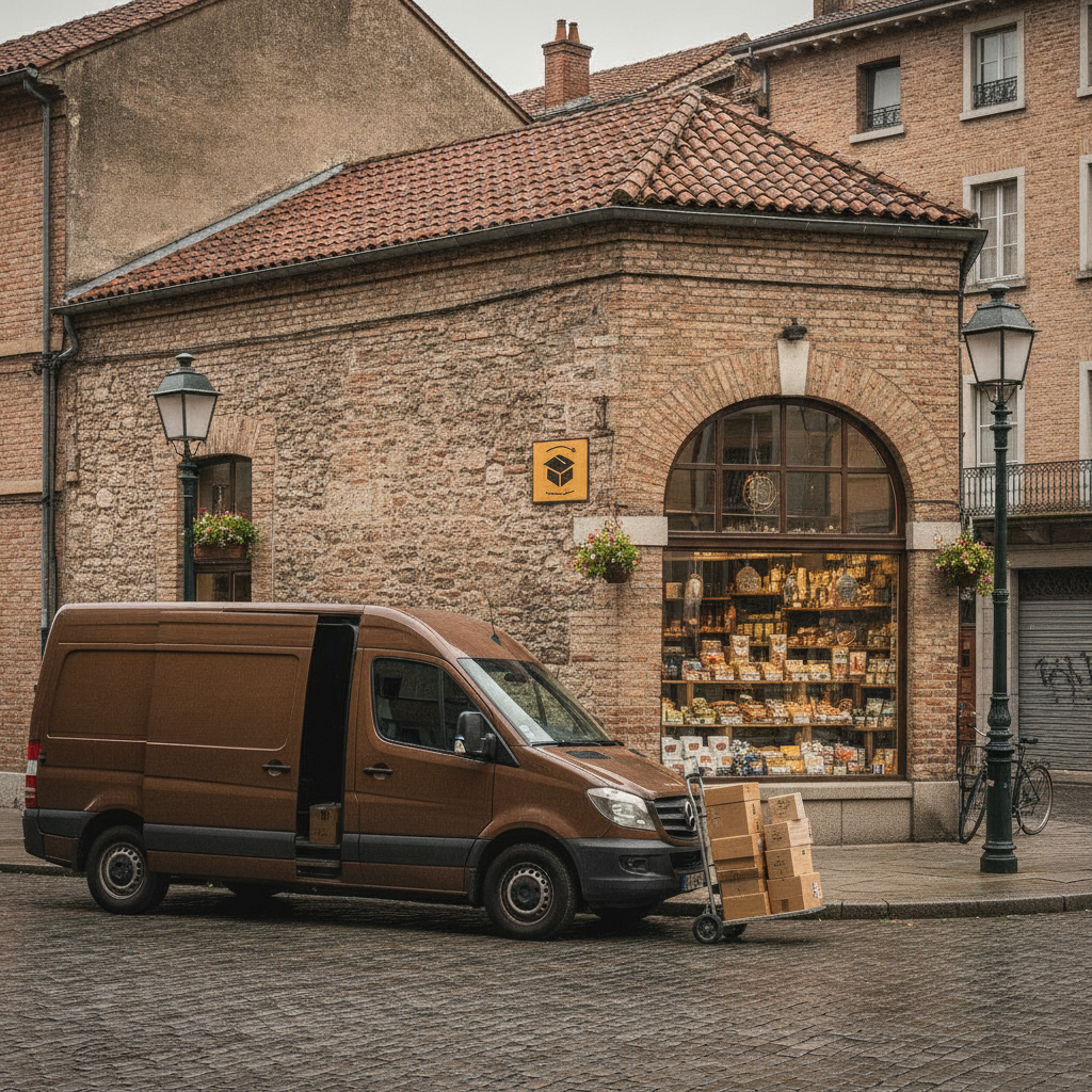 Paketannahme sinnbildlich für die Frage wem gehört UPS