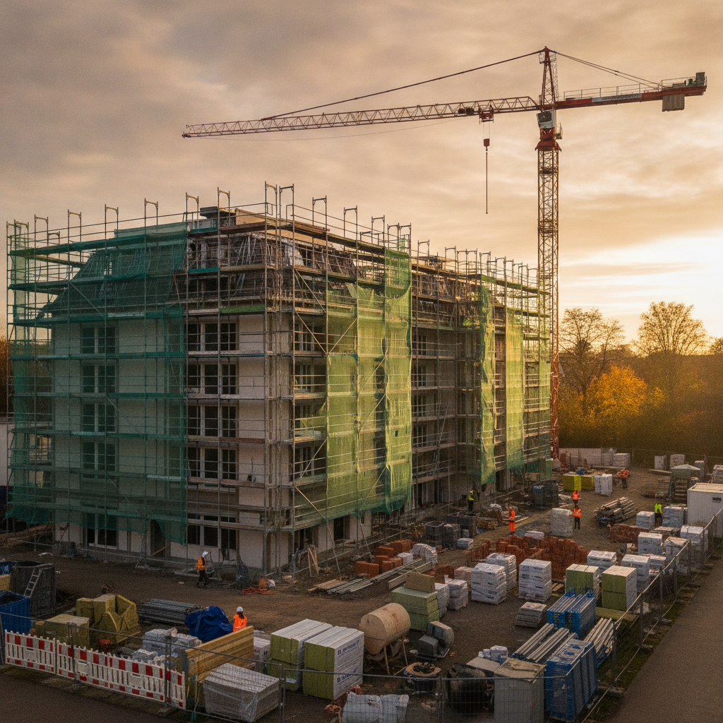 Baustelle in Deutschland: die Westbalkanregelung Baugewerbe sichert Fachkräfte für den Bau